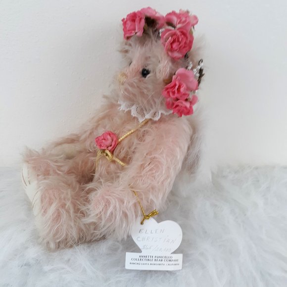 ANNETTE FUNICELLO Collectible Bear Co. 12" Tall "Ellen Cristian" - Picture 4 of 8